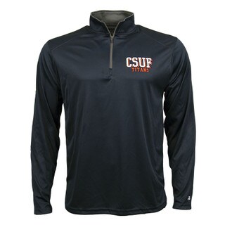 Badger CSUF Titans B-Core Quarter Zip - Navy